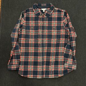 Fuzzy Button-up Flannel - Size XXL